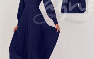 Spolecenske-saty-s-dlouhym-rukavem-Ny3363-navy