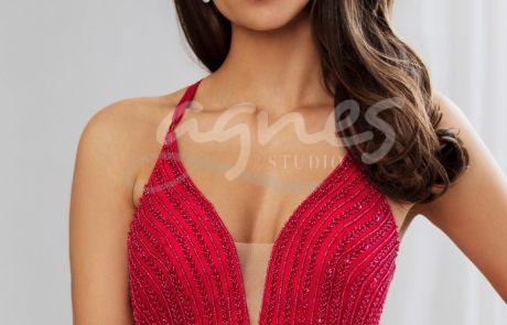 spolecenske-saty-vecerni-na-maturitni-ples-s-tylovou-sukni-se-snerovanim-na-zadech-cervene-cherry-red-0638-2 šaty dlouhé na ples