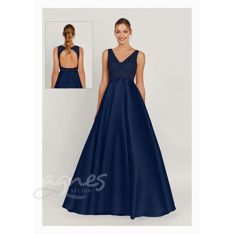 spolecenske-saty-NY3395-modré šaty na maturitní ples