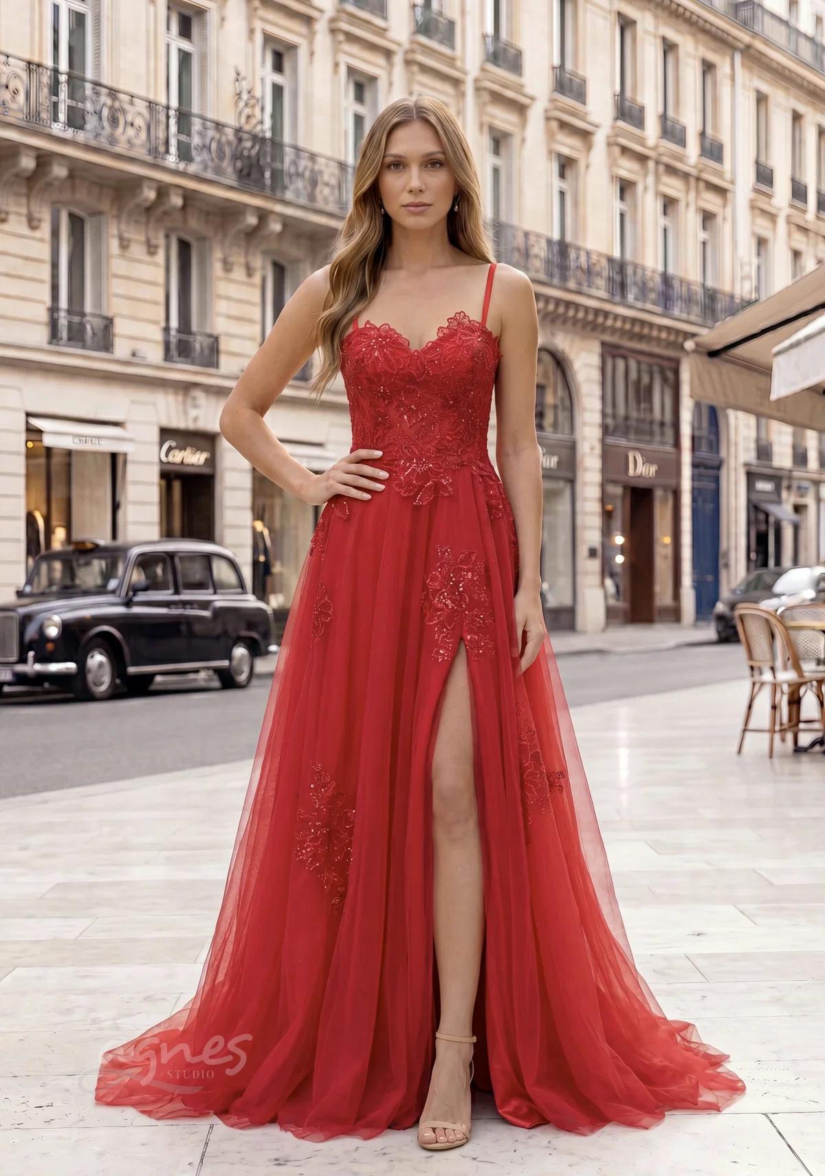 Studioagnes-a-linie-tylova-sukne-spolecenske-saty-s-flitry-rozparkem-CHK1276-salsa-red-cervene-bordo_5